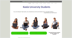 Desktop Screenshot of keele-student-houses.com